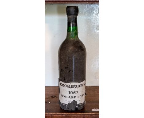 One bottle of Cockburn's 1967 vintage port
