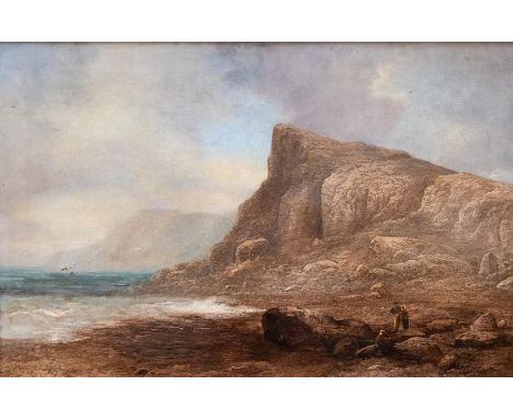Sydney Herbert (British, 1854-1914), Near Shanklin, Isle of Wight, signed l..r, also inscribed with title verso, oil on canva