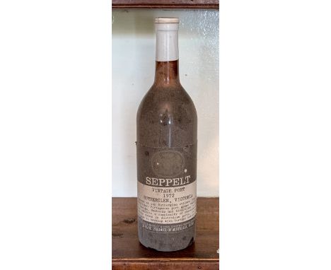 One bottle of Seppelt 1972 vintage port