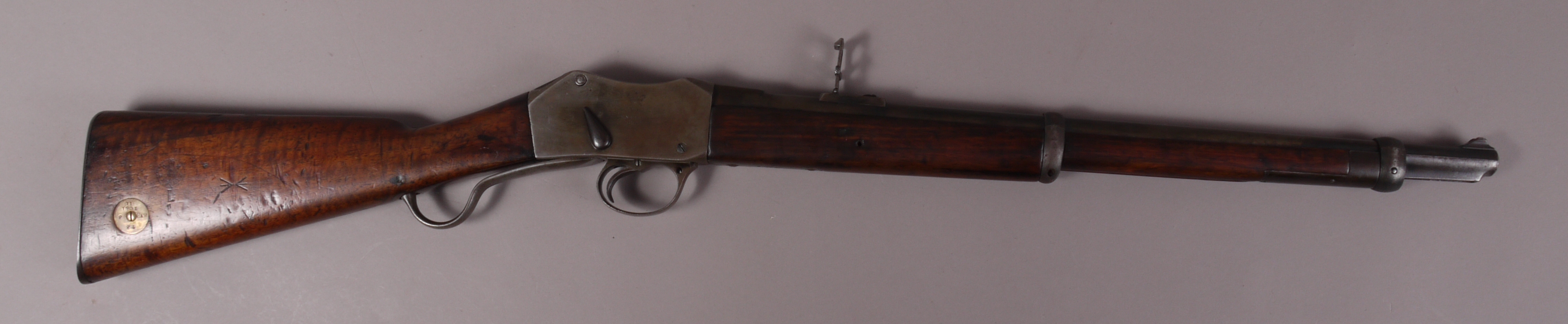 A MARTINI HENRY IC1 CAVALRY CARBINE MK1 c.1880, .577 calibre 21" barrel