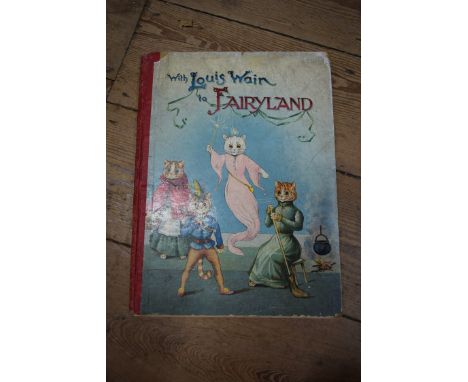 WAIN (Louis, illustrator): 'With Louis Wain to Fairyland' , Raphael Tuck & Sons Ltd, folio, incomplete.