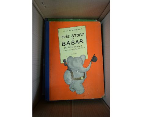 DE BRUNHOFF (Jean): 'The Story of Babar the Little Elephant...' London, Methuen, 1934. First Edition: folio, publisher's clot