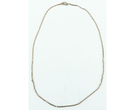 Yellow Metal Belcher Link Chain, tests as 18 ct gold, 6.1 g