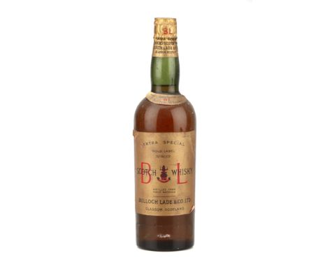 Bulloch Lade &amp; Co. Ltd. B L Gold Label Extra Special, blended Scotch Whisky, labelled Extra Special Gold Label 70 Proof, 