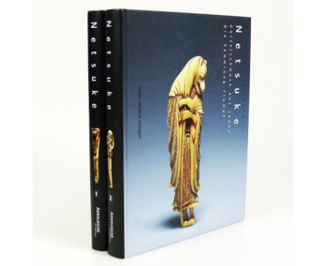 Netsuke2 Bände; "Die Sammlung Trumpf" und "112 Meisterwerke"; Patrizia Jirka-Schmitz; Linden-Museum Stuttgart