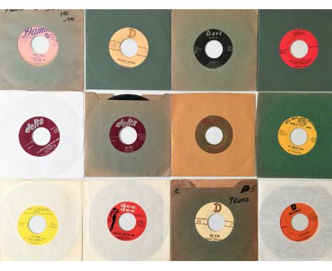 LABELS LETTERED D &amp; E - US 7" COLLECTION. A quality collection of 46 7" singles all on labels beginning with the letter D