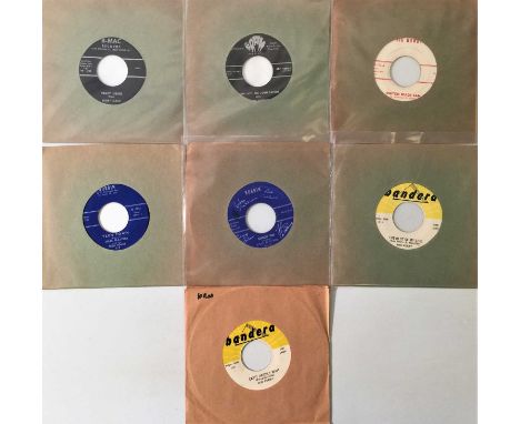 ROCKABILLY - ORIGINAL US 7" - 'B' LABELS. Another terrific collection of original US Rockabilly 'B' label rarities with 7 inc