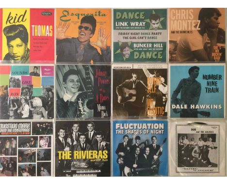 ROCK N ROLL - 7" NORTON REISSUES. Great collection of 25 x 7". Titles / Artists include Danny Zella - Zell Rockin' Volume Two