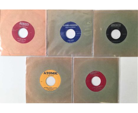 ROCKABILLY/R&amp;R - ORIGINAL US 7" 'A' LABELS. Scorchin' pack of 5 x original US Rockabilly/R&amp;R 45s on 'A' labels. Title