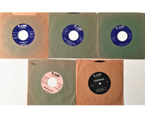 K-ARK RECORDS - 7" PACK. A smashing pack of 5 7" rarities on St Louis label K-Ark Records, mostly rockabilly. Artists/ titles
