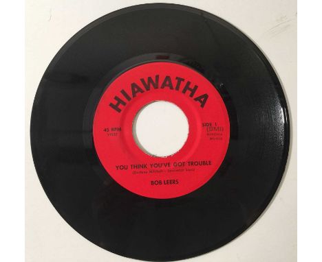 BOB LEERS - YOU THINK YOU'VE GOT TROUBLE 7" (US ROCKABILLY). A superb rockabilly 7" rarity by Bob Leers - You Think You've Go