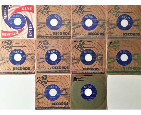 KING RECORDS - ROCKABILLY / R&amp;R 7" PACK. A smashing pack of 10 x 7" with catalogue numbers ranging 5000-5400. Titles / Ar