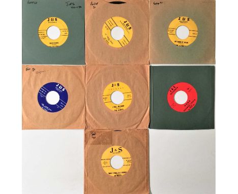 J&amp;S RECORDS - 7" RARITIES (DOO WOP/ BLUES ETC). A smashing selection of 7 7" rarities on J&amp;S Records, mostly doo-wop 