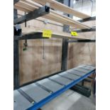 ULINE CANTILEVER RACK, APPROX. 77" X 96" X 50", 4-LEVELS (NO CONTENTS)