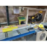 DEWALT DWS780 12" DOUBLE BEVEL SLIDING COMPOUND MITER SAW W/ TIGER STOP MEASURING DEVICE, 3,800 RPM,