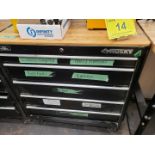 HUSKY 5-DRAWER PORTABLE TOOL CHEST W/ CONTENTS