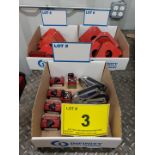 LOT OF ASST. WELDING MAGNETS, MAGNUM MAG-WM11S ADJUSTABLE ANGLES DUAL SWITCH WELDING MAGNETS, FLANGE