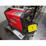 LINCOLN ELECTRIC POWER MIG 210 MP MULTI-PROCESS WELDER W/ CART, CABLES, GUNS, SUPPLIES, ETC.