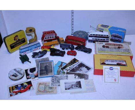 A job lot of assorted die-cast models and other collectables 