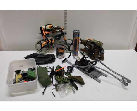 A selection of Action Man figurines and accessories a/f 
