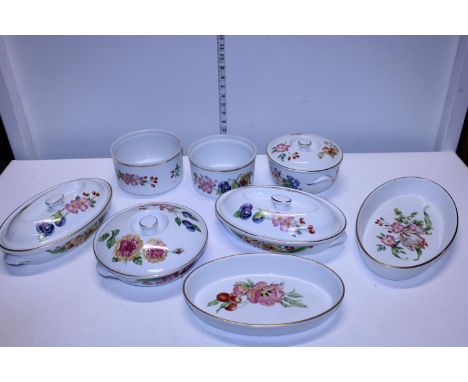 A selection of Royal Worcester Pershore kitchen ceramics shipping unavailable 