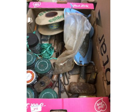 Box of misc tools 