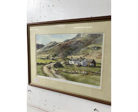 A Judy Boyes signed Ltd Ed print 