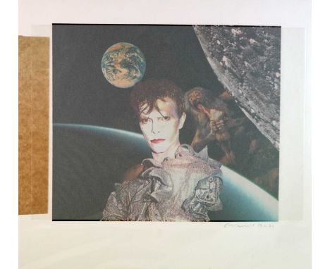 Edward Bell (British Contemporary) Scary Monsters in Disguise, Outwitted by a Clown Disguise, colour montage mounted on card 