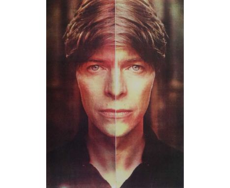 Edward Bell (British Contemporary) Bowie Portrait Copy from Transparency, signed pencil bottom right, for the publication Unm