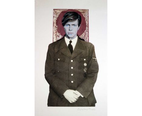 Edward Bell (British Contemporary) A Goodboy Haircut, or lingering reference to the 'Fuhrer Lick'?, colour montage for the Un