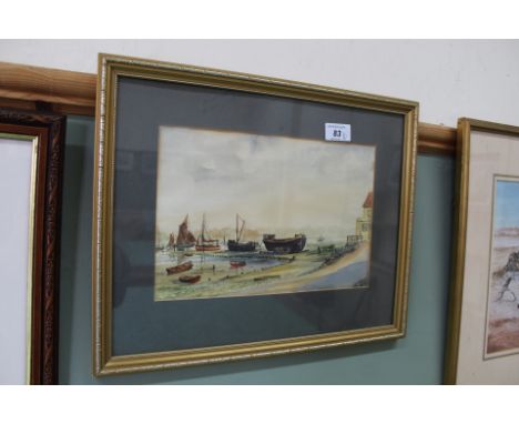 F Ludgate watercolour, the Hard, Pin Mill plus a Boyd Australian print