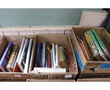Various volumes on calligraphy, design and fashion etc (three boxes)