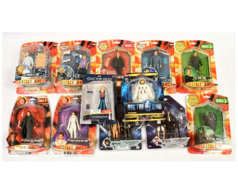 Character Doctor Who action figures x 12 includes Ace from "Remembrance of the Daleks", Leela &amp; Commander Stor from " The