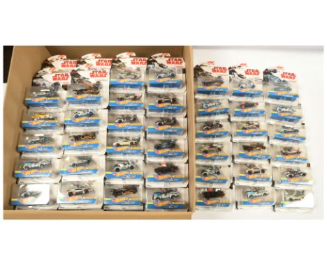 Mattel Hot Wheels Star Wars Carships x 100 includes First Order Special Forces TIE Fighter, Resistance Ski Speeder, Kylo Ren'