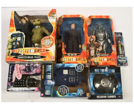 Quantity of Doctor Who related collectables x 7 includes Product Enterprise Infrared Control Davros Scificollector.co.uk Excl