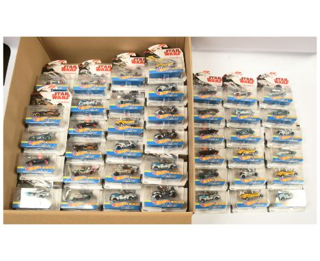 Mattel Hot Wheels Star Wars Carships x 100 includes First Order TIE Fighter, Resistance Ski Speeder, Naboo N-1 Starfighter, M