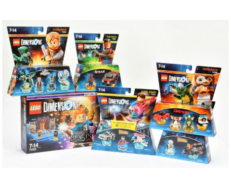 Lego Dimensions packs x 6 includes Fantastic Beasts and Where to Find Them Story pack 71253; The A-Team (B.A. Baracus &amp; B