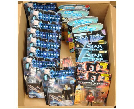 Playmates Star Trek 5" figures x 17 with First Contact, The Next Generation, Generations and Warp Factor Series, characters i