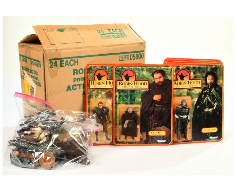 Kenner Robin Hood Prince of Thieves action figures x 18, with 9 within Good to Good Plus sealed packaging and 9 loose with ac