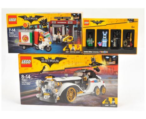 Lego The Batman Movie sets x 3 includes Limited Edition Toys R Us Exclusive Minifigure Collection, set 5004939; Penguin Arcti