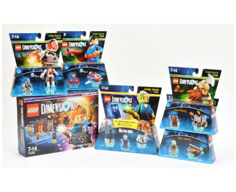 Lego Dimensions packs x 6 includes Fantastic Beasts and Where to Find Them Story pack 71253; Doctor Who Level Pack 71204; The