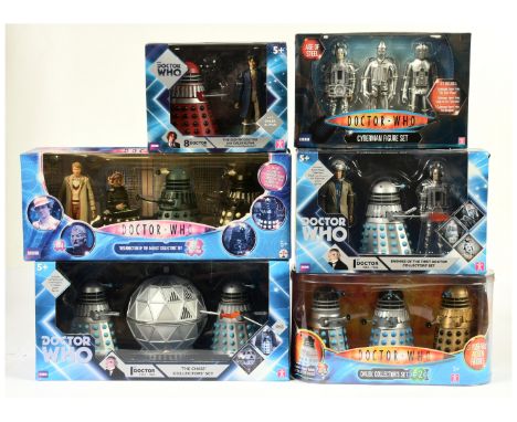 Character Doctor Who figure sets x 6 includes 1st Doctor "The Chase" Collectors' Set (Mechnoid, Dalek x2), 5th Doctor "Resurr