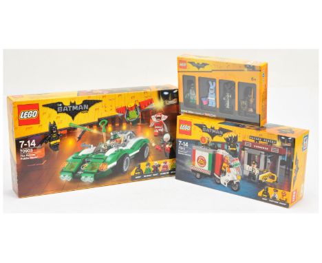 Lego The Batman Movie sets x 3 includes Limited Edition Toys R Us Exclusive Minifigure Collection, set 5004939; The Riddler R