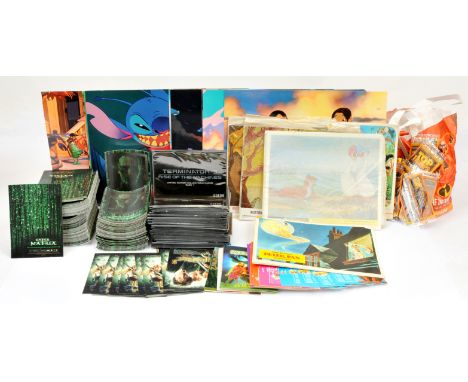 Quantity of movie lobby cards, postcards, premiums and other, includes Walt Disney's The Jungle Book your campaign promotiona