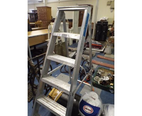An Aluminium Step Ladder 