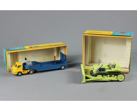 Corgi Diecast Scale Models, including 'Euclid' TC-12 Tractor with Dozer Blade nr 1102 in the original box, together with a Lo