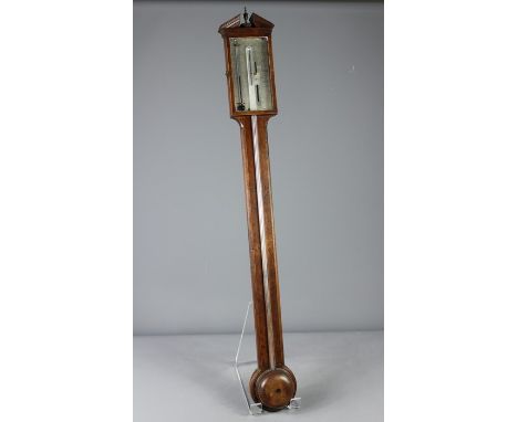 A Vecchio &amp; Co., Shaftsbury Stick Barometer; approx 90 cms (mercury is removed).