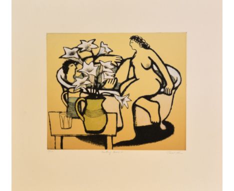 AFTER TREVOR PRICE, 'Bathing Lovers II', a limited edition print, signed, titled and numbered by the artist, 35cm x 30cm, unf