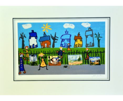 AFTER JOHN WILSON, 'The Way we Were', a limited edition print 59/295, signed and numbered in pencil by the artist, 54cm x 34c