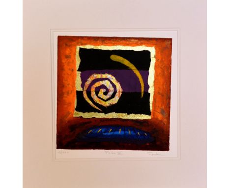 AFTER ROY TONKIN, 'Pulse III', a limited edition print 13/250, hand embellished, signed, titled and numbered by the artist, 3
